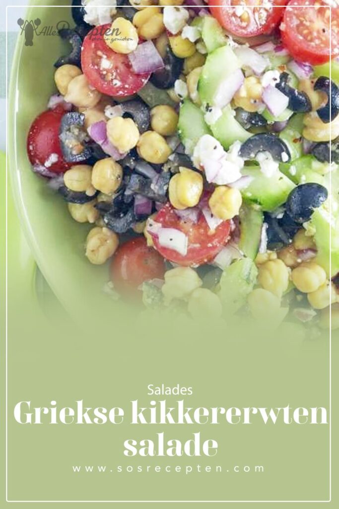 Griekse kikkererwten salade 