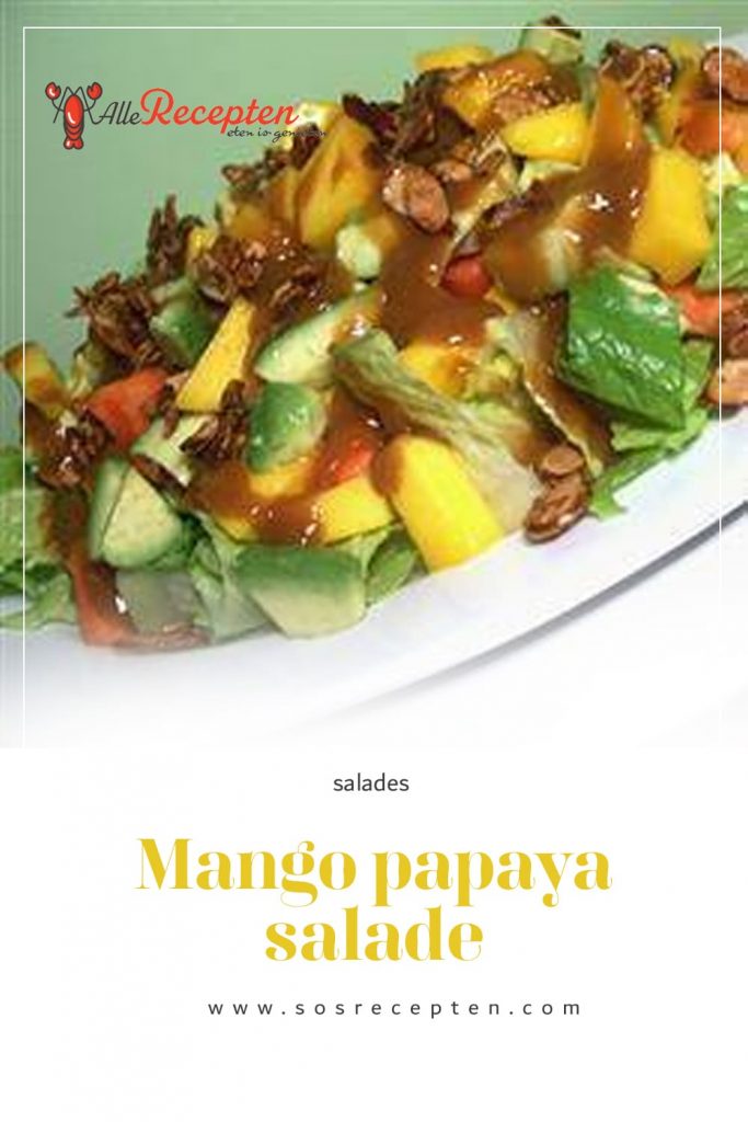 Mango papaya salade 