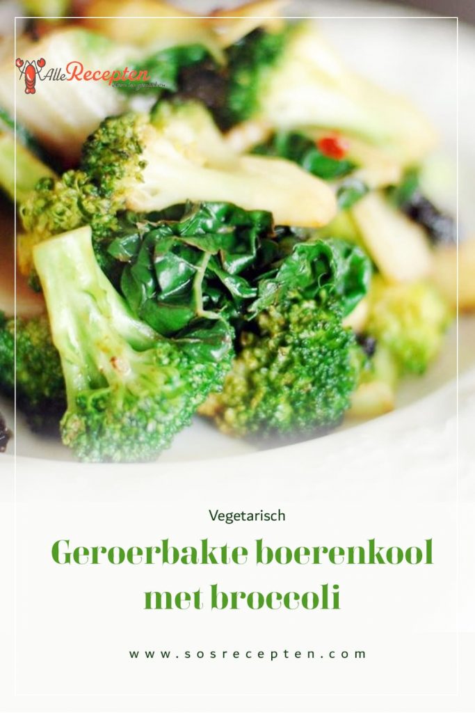 Geroerbakte boerenkool met broccoli 