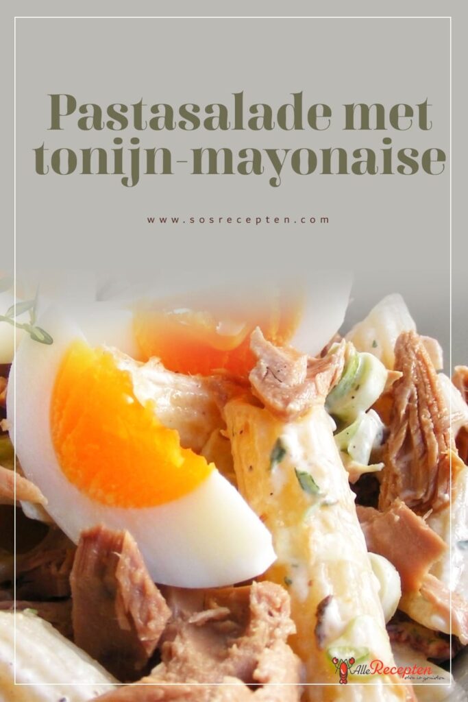 Pastasalade met tonijn-mayonaise