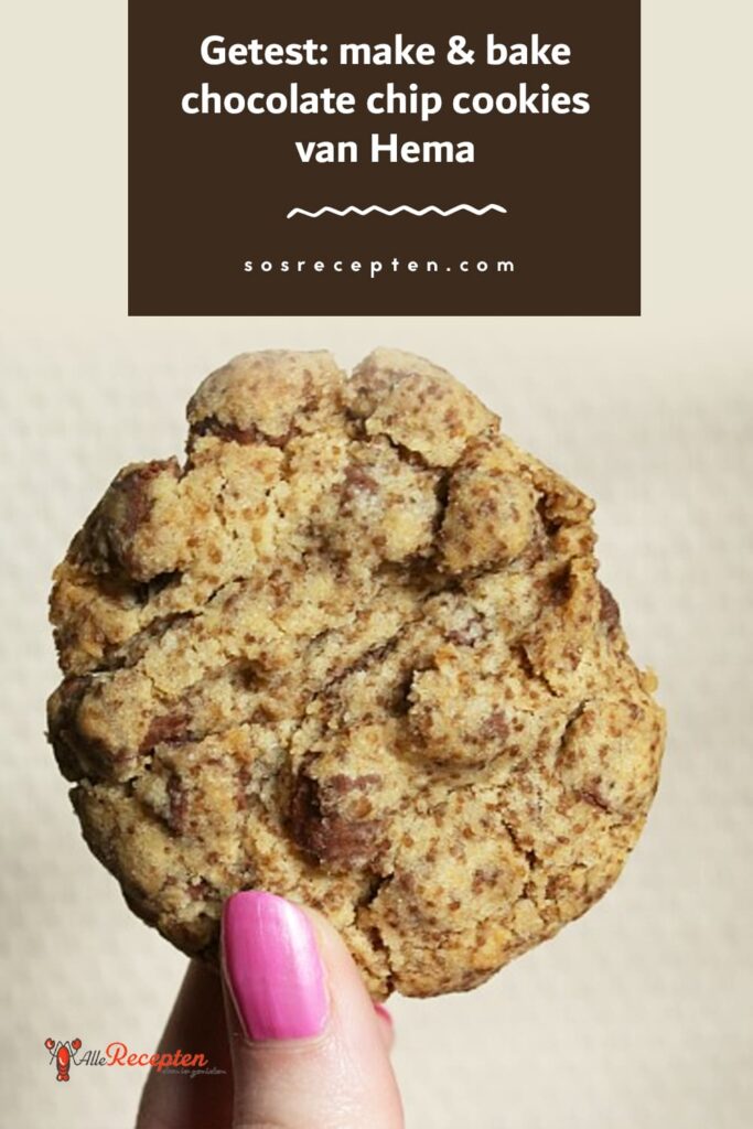 make & bake chocolate chip cookies van Hema