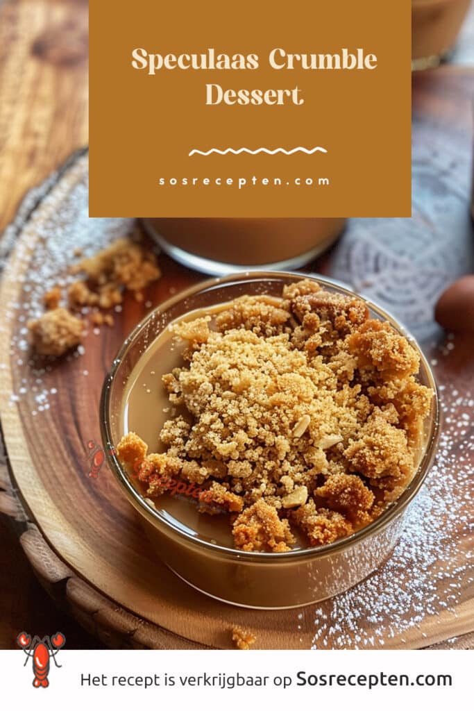 Speculaas Crumble Dessert